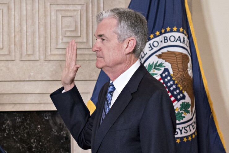 Federal Reserve Board Chairman Jerome Powell
