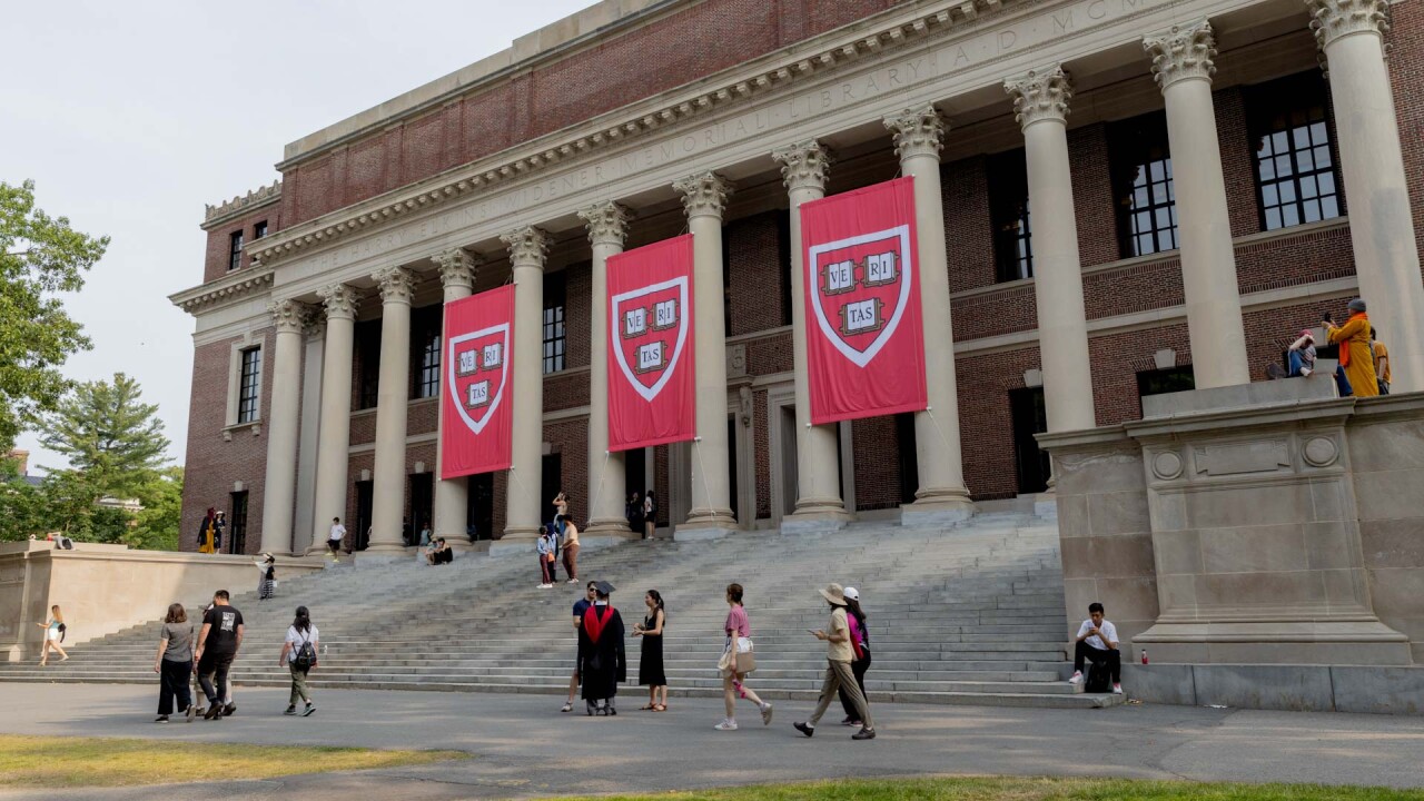 Harvard University scene