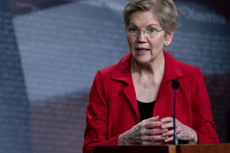 Elizabeth Warren’s Restoring the IRS Act would give the tax collector even more money than Biden’s proposal.