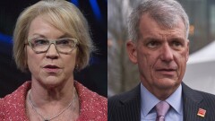 Cathy Bessant of Bank of America and Tim Sloan of Wells Fargo.