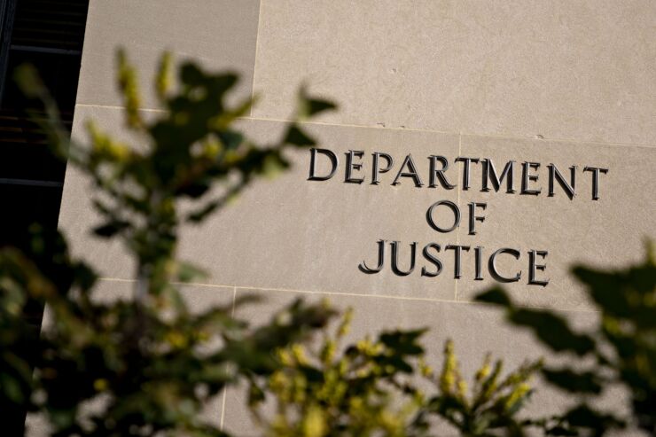 The Justice Department's Antitrust Division is inviting public feedback before it commits to an overhaul of its existing process for reviewing bank mergers, which has not been updated significantly since 1995.