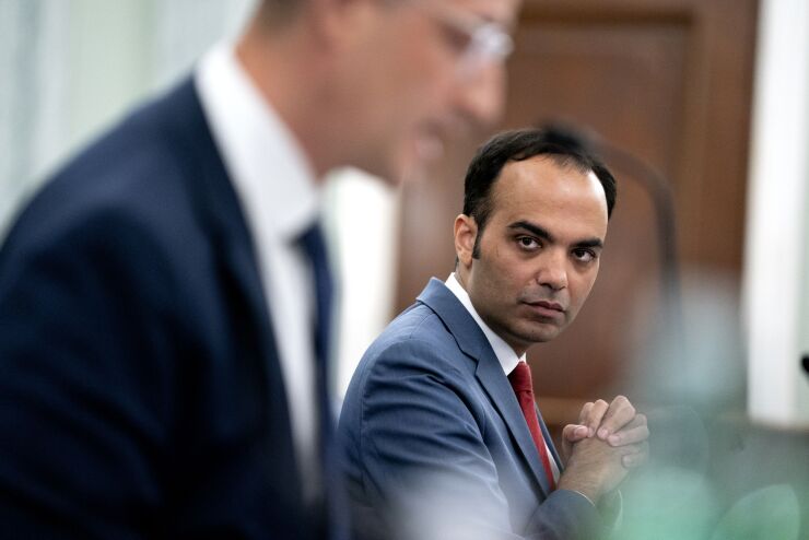 Many believe Rohit Chopra's CFPB nomination will ultimately squeak through the narrowly divided Senate after a separate nomination is approved for another Biden-backed FTC commissioner.