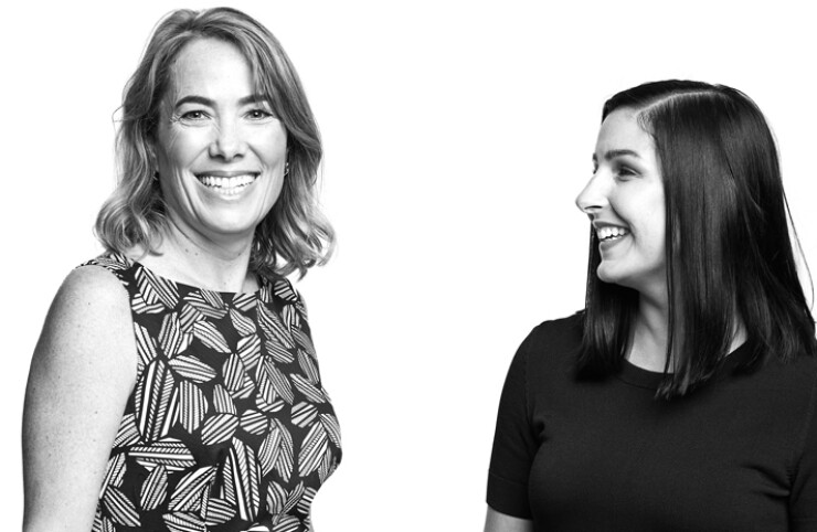 Beth Johnson and Christina Hamlin of Citizens Bank.