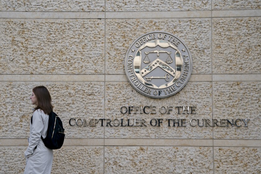 The OCC's proposed changes focus on licensing requirements for national banks seeking to engage in certain corporate transactions or other activities.