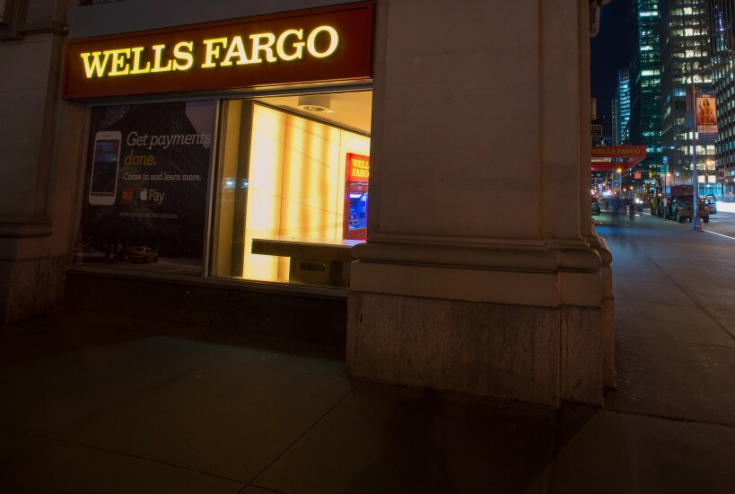 Wells Fargo sign