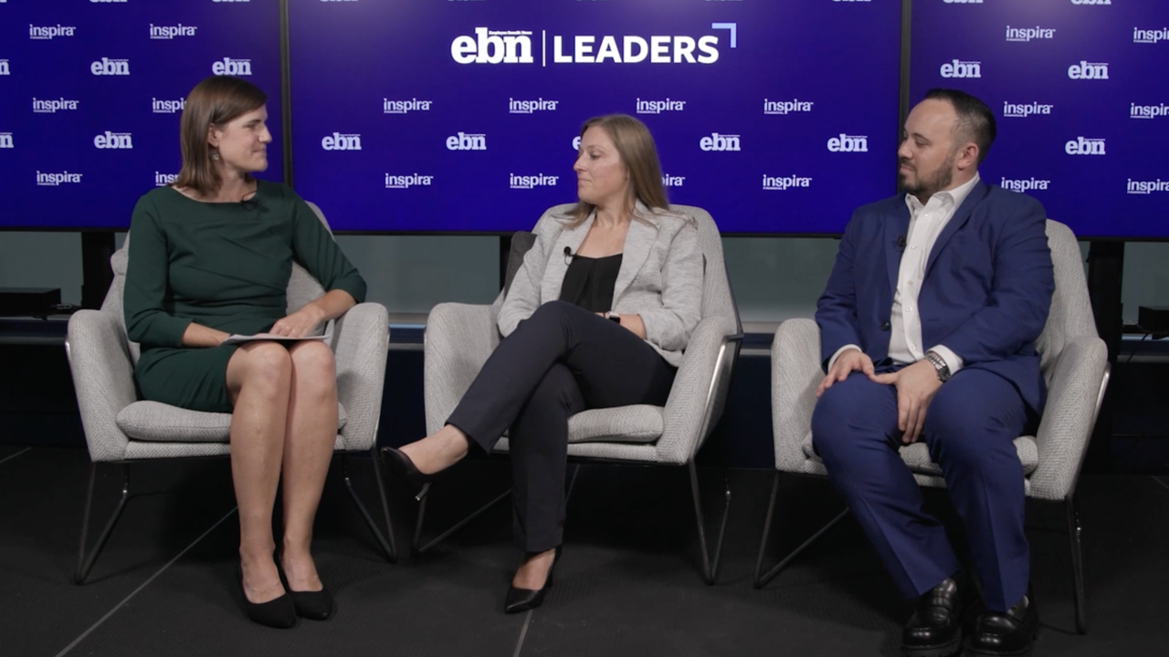 EBN's editor in chief Alyssa Place in conversation with benefit leaders from Bartaco and the Child and Family Center.