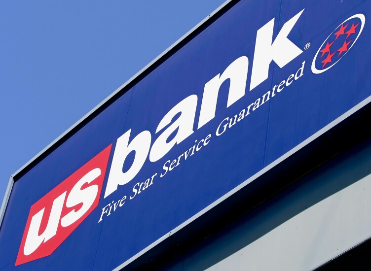 Signage is displayed on the exterior of a U.S. Bank branch in Provo, Utah, U.S., on Tuesday, July 14, 2009.