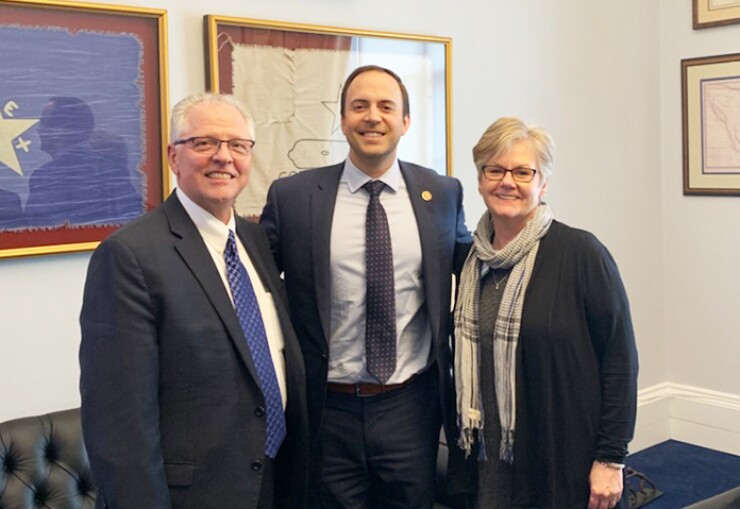 Rep. Lance Gooden from Texas, Frank Sands and Sandy Johnson