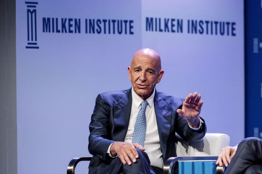 Colony Capital CEO Tom Barrack said on Sunday that the U.S. commercial-mortgage market is on the brink of collapse.