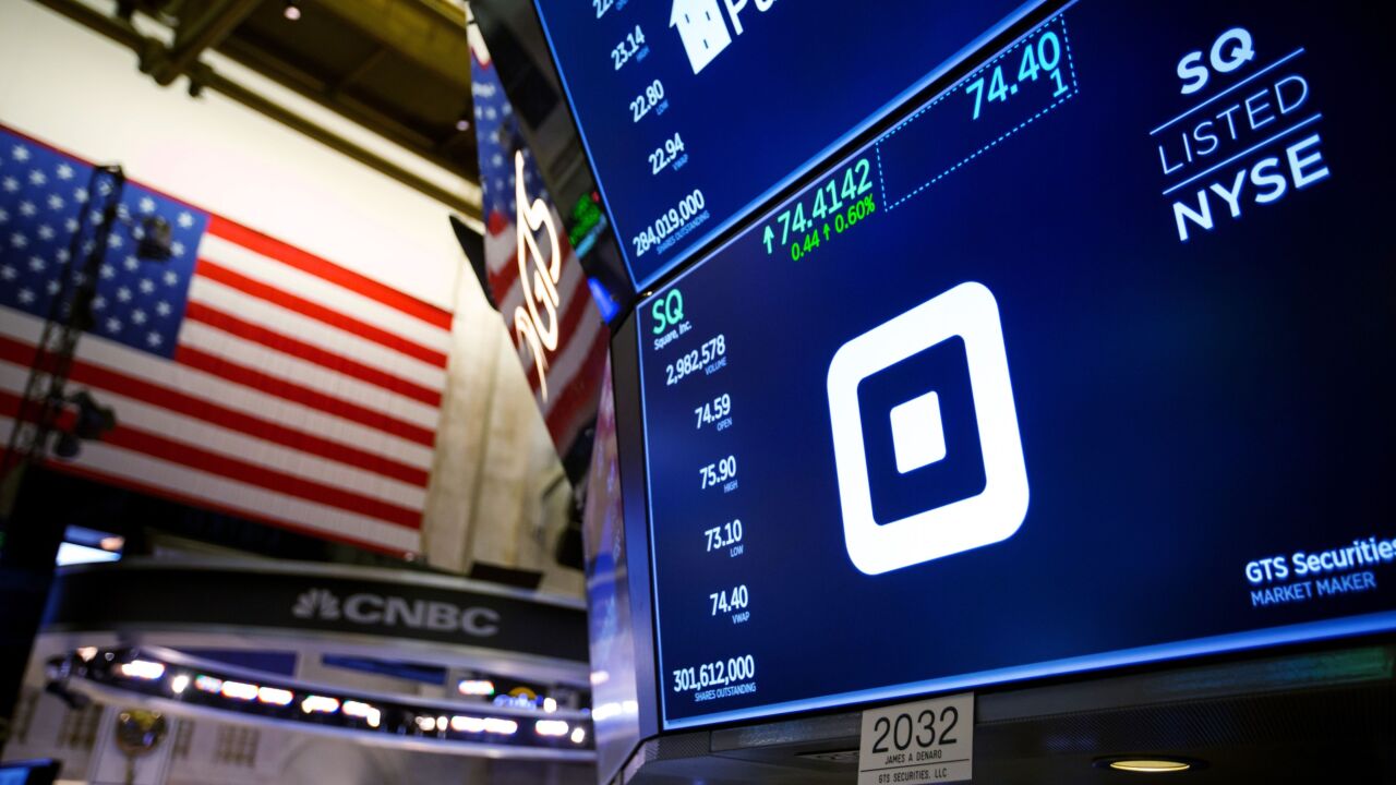 Square on the stock exchange