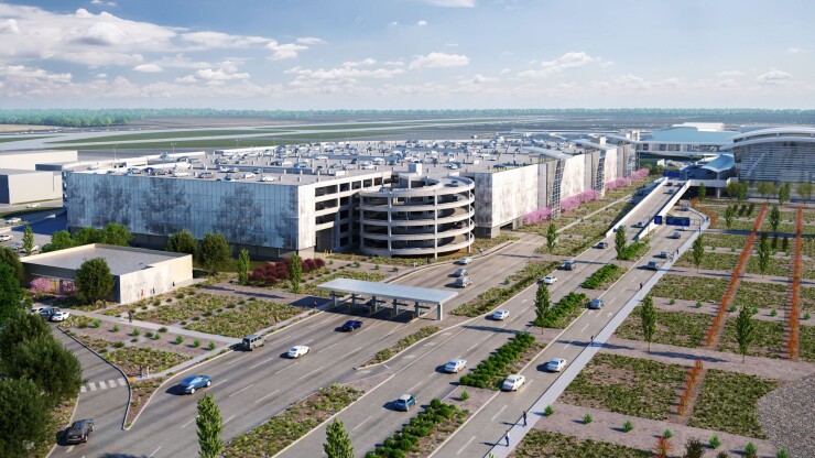 Rendering of Sacramento International Airport project