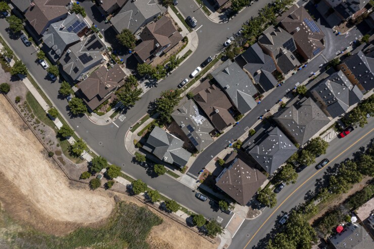 Residential Real Estate As Property Values Fall Across US