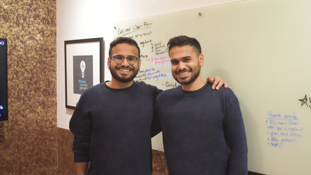 Kaushik (left) and Saumik Tiwari, founders of Better Financial