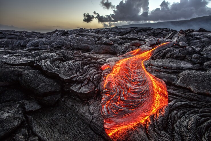 Lava flow