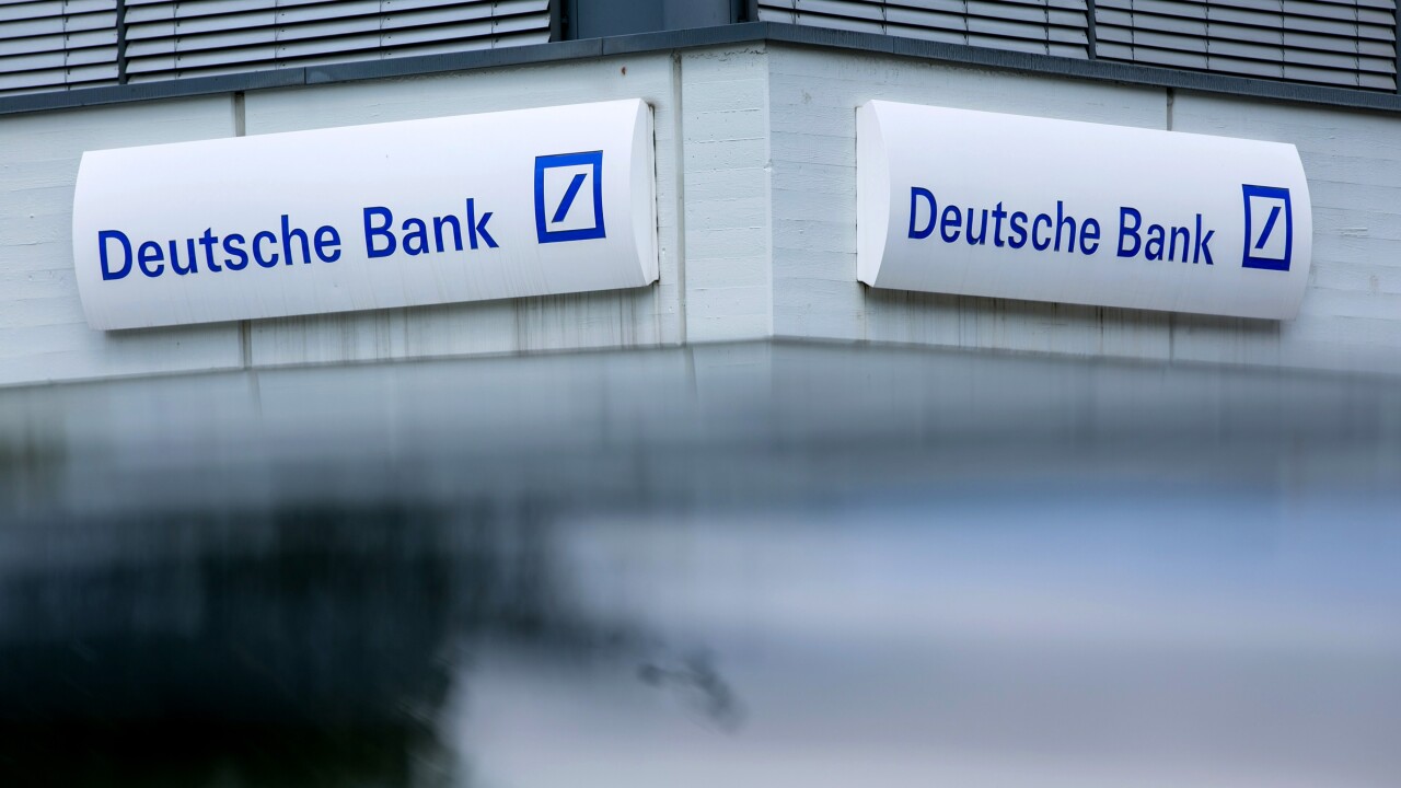 Deutsche Bank by Bloomberg News