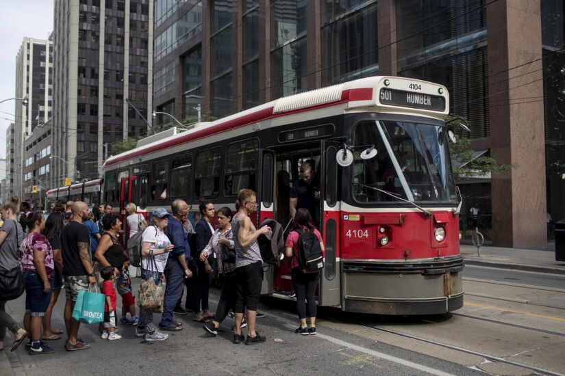 Toronto Transit Commission (TTC) streetcar