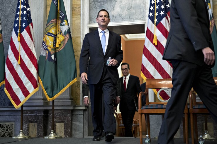 Joseph Otting, comptroller of the U.S. currency