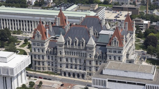 The New York State Capitol Building in Albany