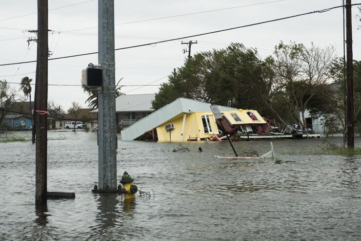 Hurricane Harvey flooded Rockport, Texas