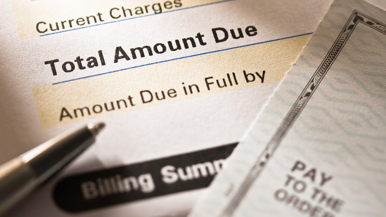 mortgage statement and check