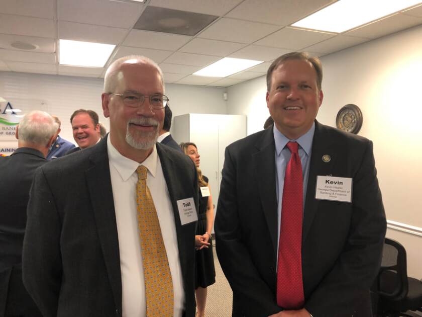 Kevin Hagler, Georgia banking commissioner.