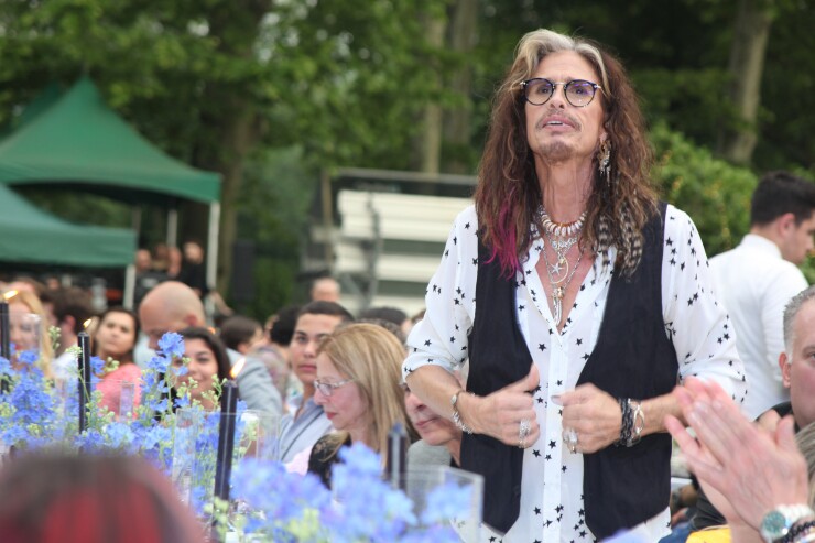 Steven Tyler, lead singer of the band Aerosmith.