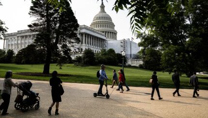 A view of the U.S. Capitol Building