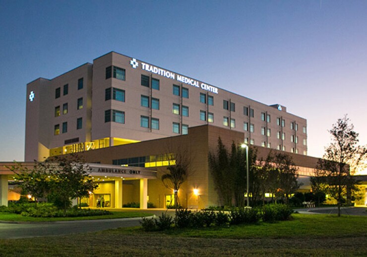 Tradition Medical Center in West Port St. Lucie, Florida, part of the Martin Health System , which became Cleveland Clinic Martin Health following a 2019 acquisition.