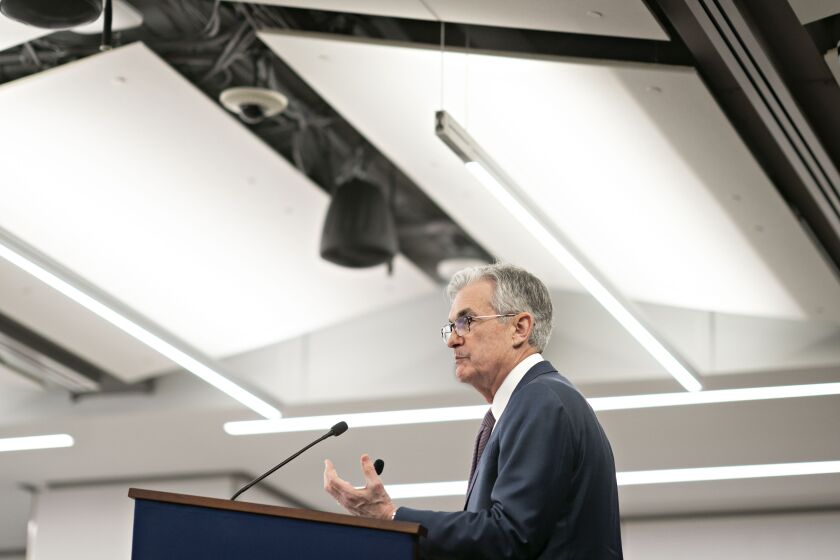 “I'd say we were more worried a couple of months ago about stresses building" in mortgage servicing "than we are now,” said Fed Chair Jerome Powell.
