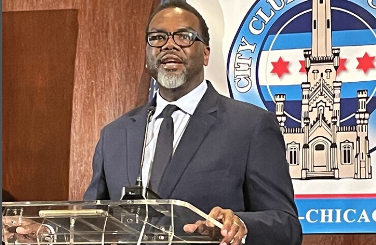Chicago Mayor Brandon Johnson comments on pension working group
