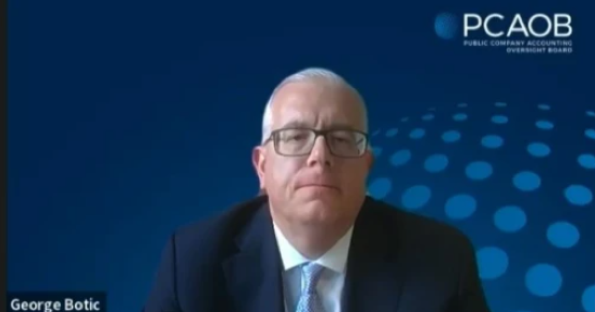 Fireside chat with PCAOB acting chair George Botic Fireside chat with PCAOB acting chair George Botic