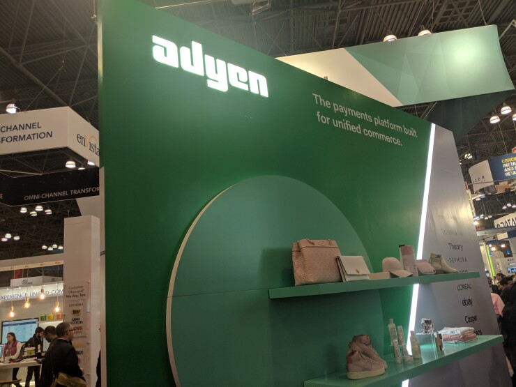 Adyen signage