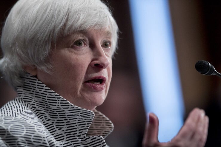 Former Federal Reserve Chair Janet Yellen