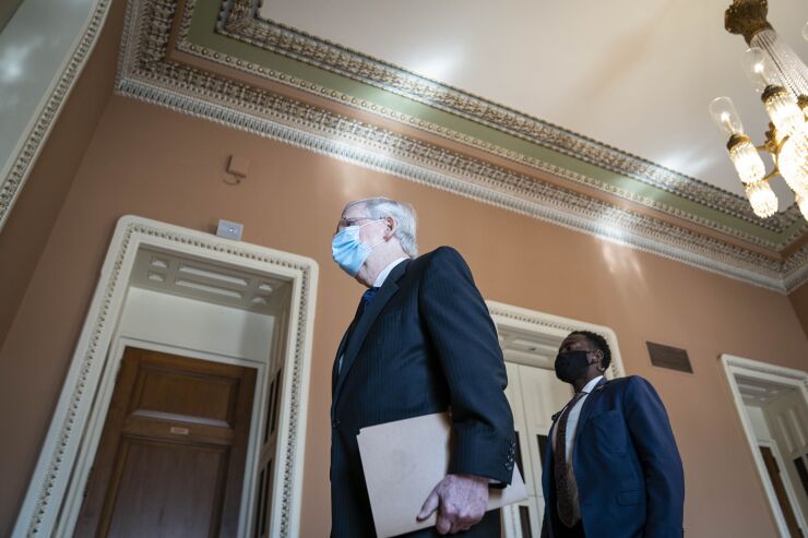 “The American people need more help. They need it to be comprehensive. And they need it to be carefully tailored to this crossroads," said Senate Majority Leader Mitch McConnell. "That is what this Senate majority has assembled.”