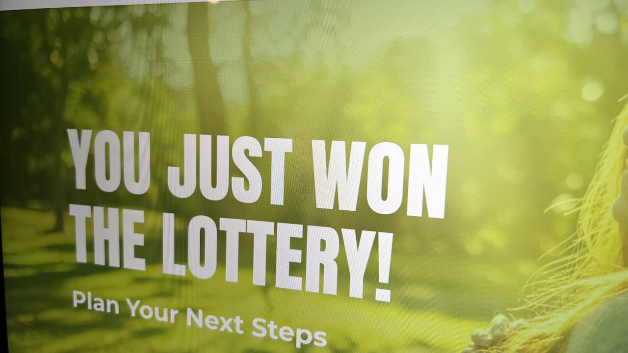 CT Lottery wise winnings homepage