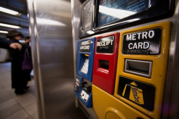 New York MetroCard vending machine