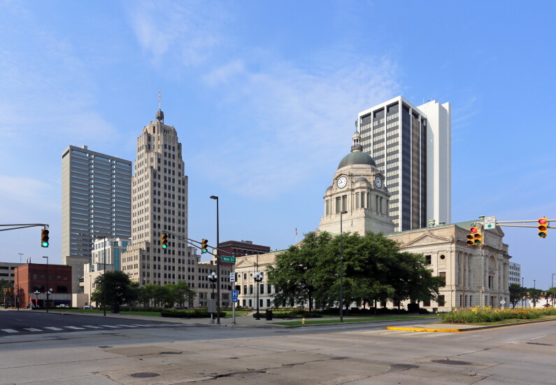 Skyline of Fort Wayne, Indiana