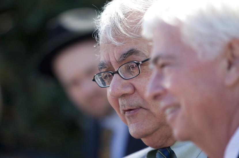Rep. Barney Frank, D-Mass., and Sen. Chris Dodd, D-Conn., in 2010