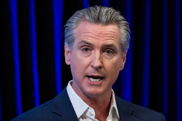 California Governor Gavin Newsom