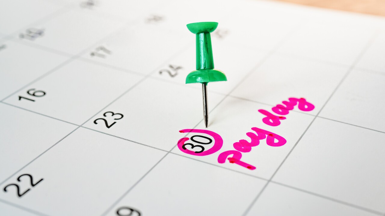 pin on marked 30th day, end of month, and pay day word on whit