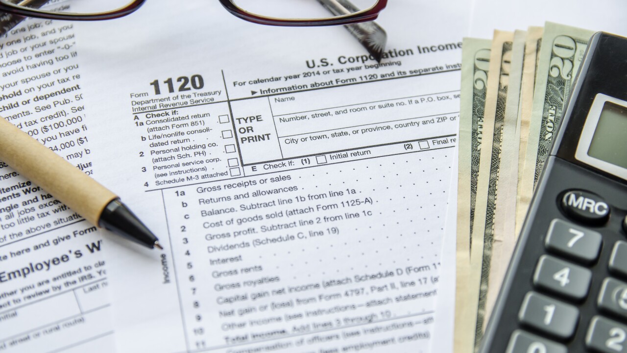 Form 1120 Corporate Tax Return