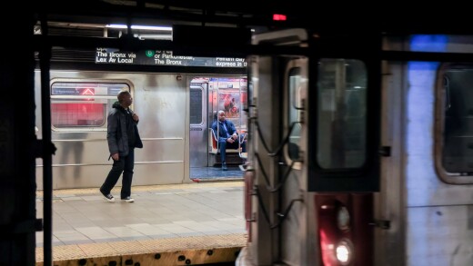 Trains in the New York City subway