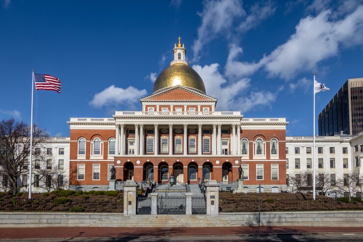 The State House in Boston, Massachusetts