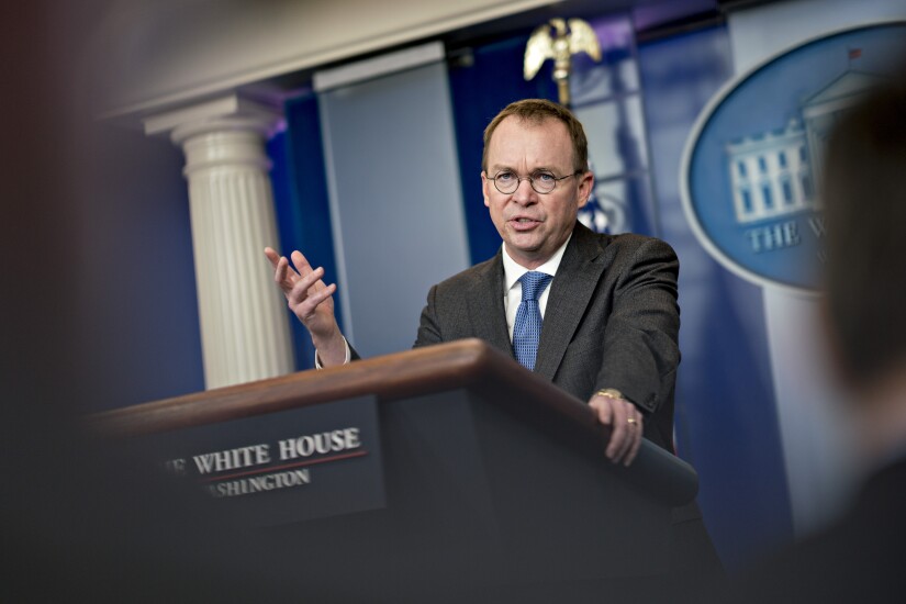 Acting CFPB Director Mick Mulvaney