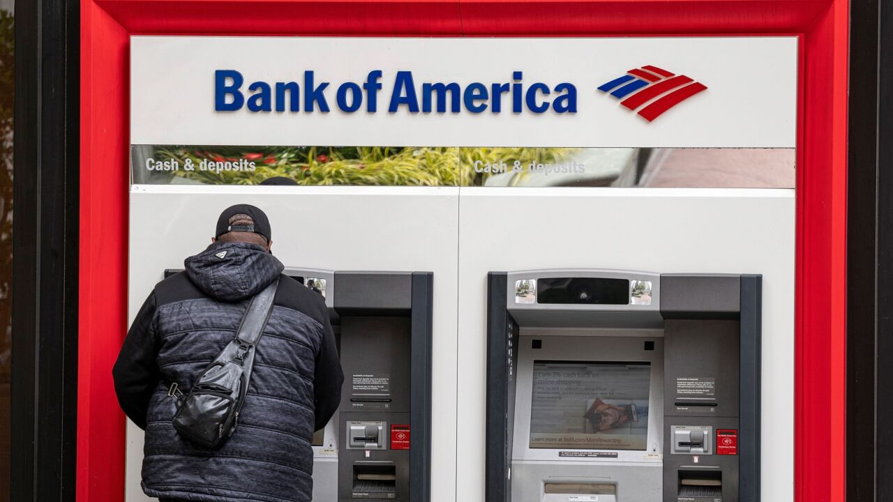 A Bank Of America Branch Ahead Of Earnings Figures