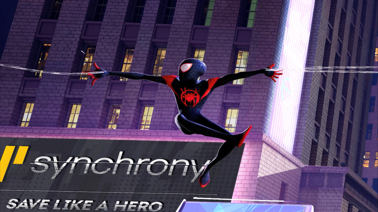 AR promo for Synchrony bank and Spider-Man