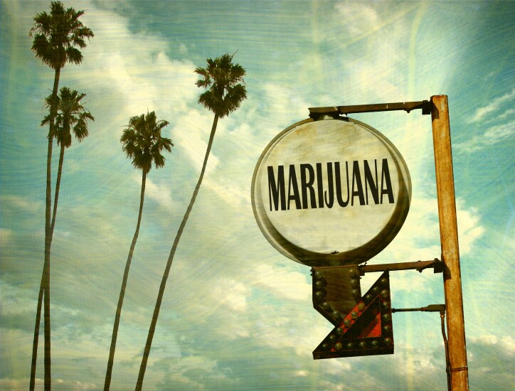 Marijuana sign