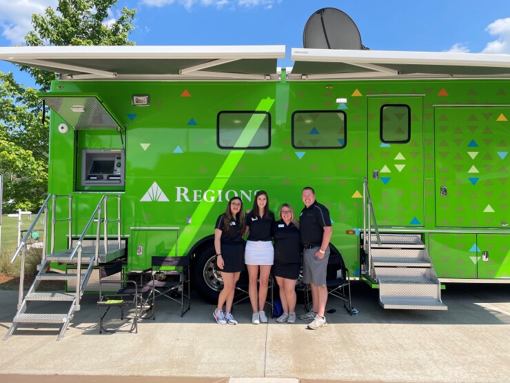 Regions Financial portable branch
