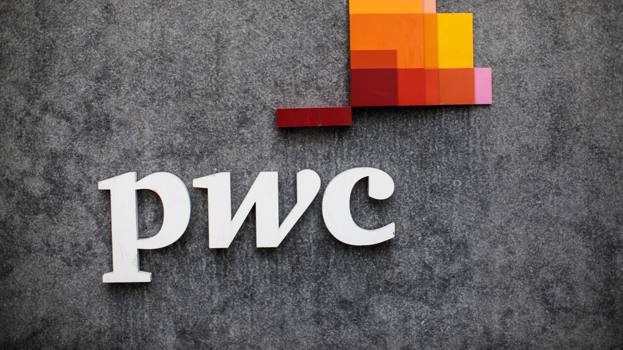 PwC sign