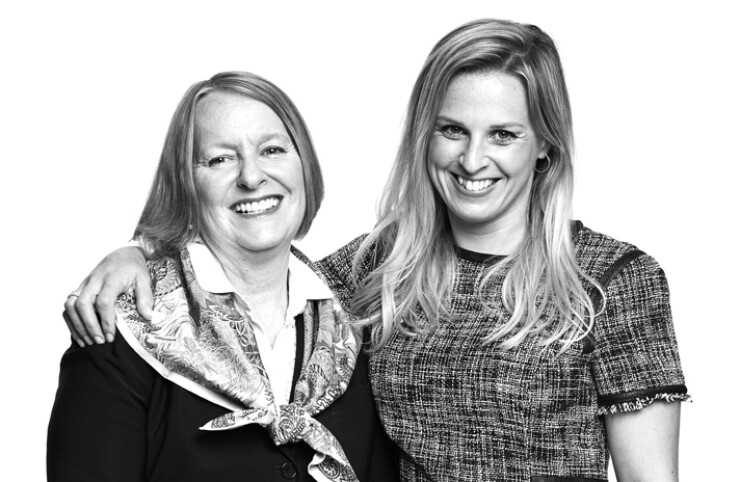 HSBC's Diane Reyes and Julia Britton.